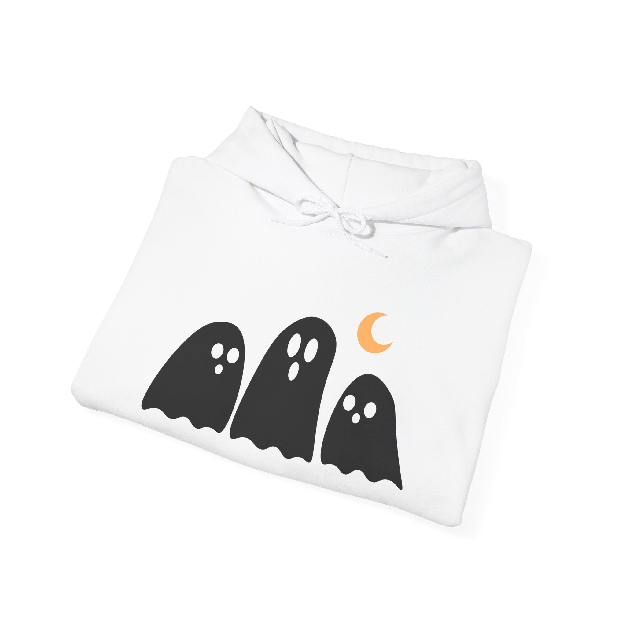 Ghostly Halloqueen Hoodie - Unisex Sweatshirt for Halloween Lovers, Cozy Fall Apparel, Spooky Season Gift, Cute Halloween Sweatshirt